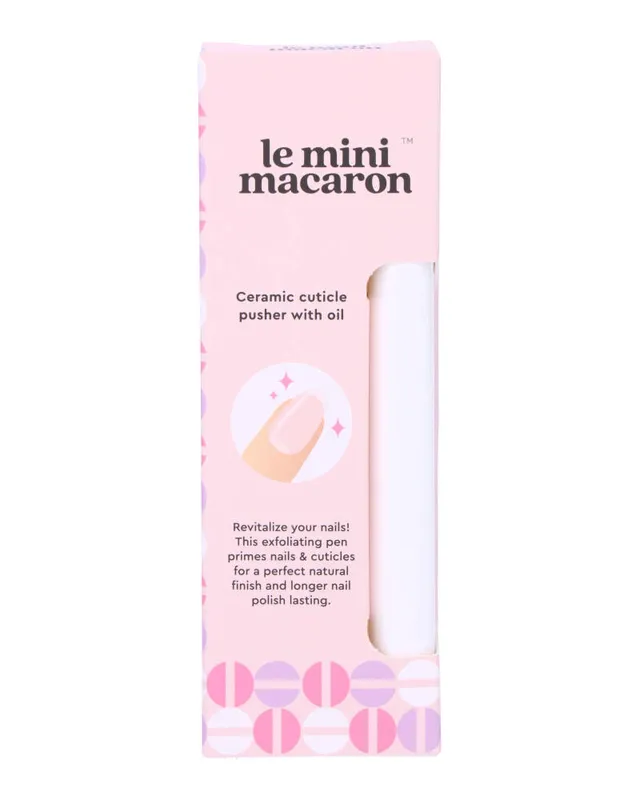 Le Mini Macaron Ceramic Cuticle Care Tool With Oil 1 ml