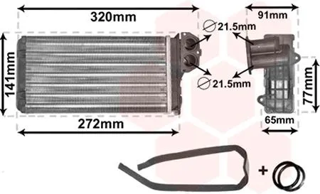 Värmepaket VAN WEZEL 40006199