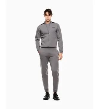 EA7 för män. 7M001601_AF20845 Ventus Natural Set Grå (XL), Casual, Deportivo, Bomull, Sportkläder, Multisport, Lång ärm