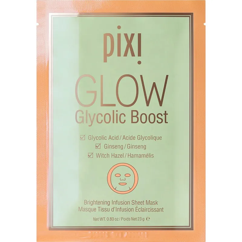PIXI Glow Tonic Family Glow Glycolic Boost Sheet Masks