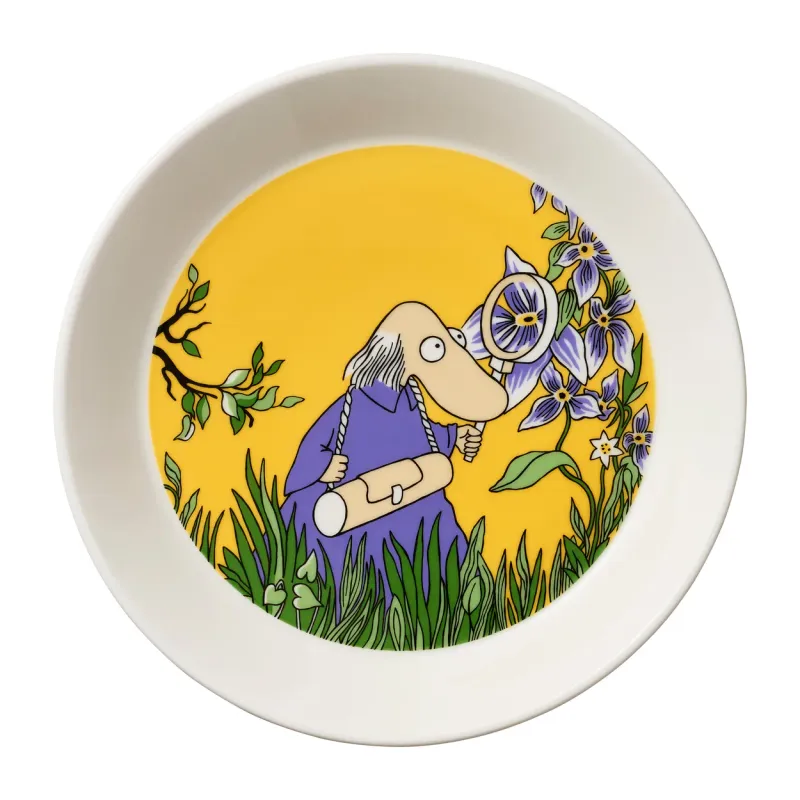 Arabia – Mumin / Moomin – 6 st Tallrikar – Hemulen herbarium Design Tove Jansson
