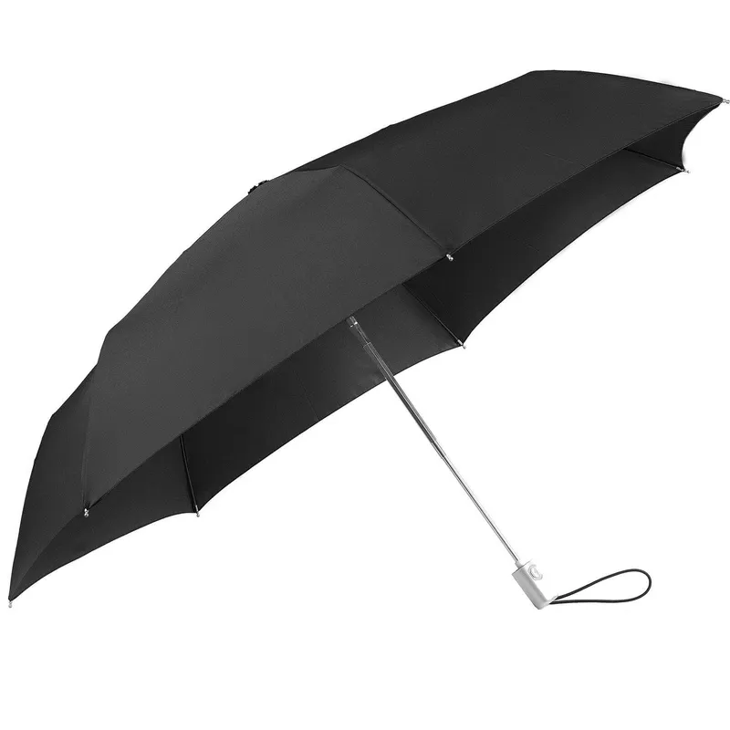 Samsonite Alu Drop S 3 Sect Slim - Paraply Auto Svart, Resetillbehör