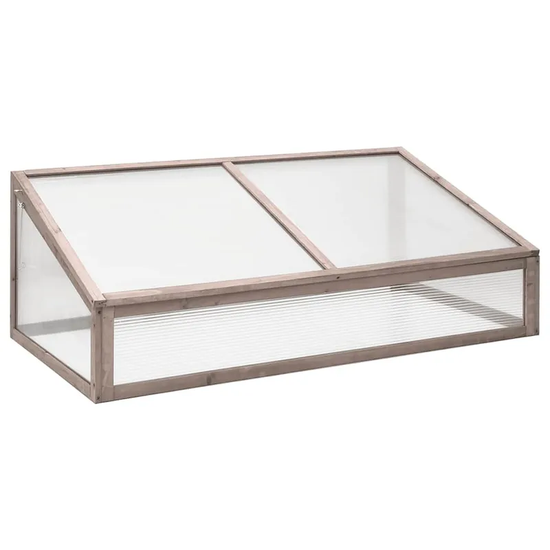 Vidaxl Inspekt, Grå, 110X58,5X39 Cm, Granved
