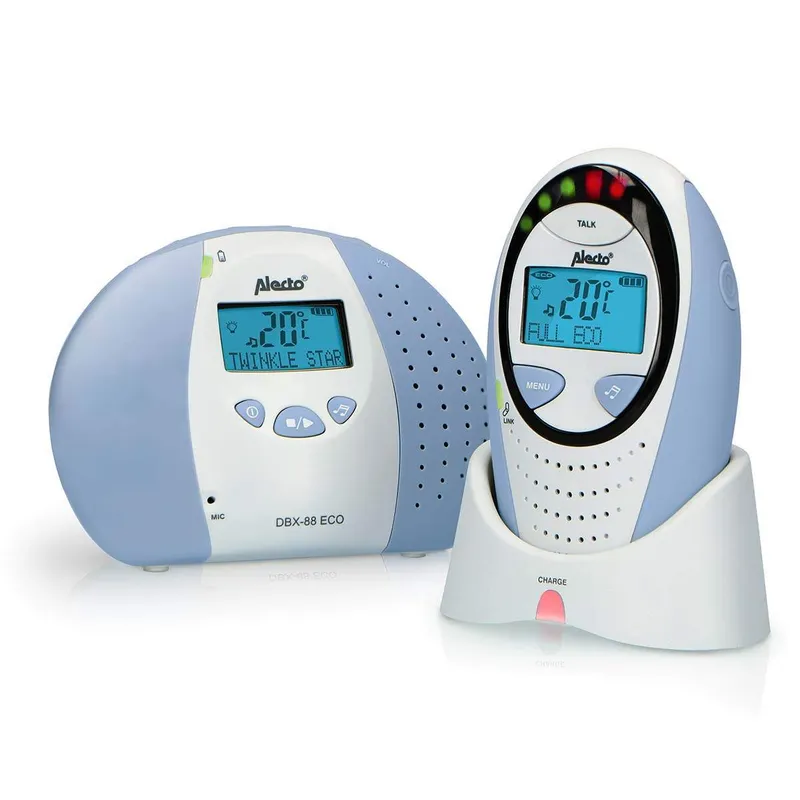 DECT-babyvakt med display, eko-läge, nattlampa