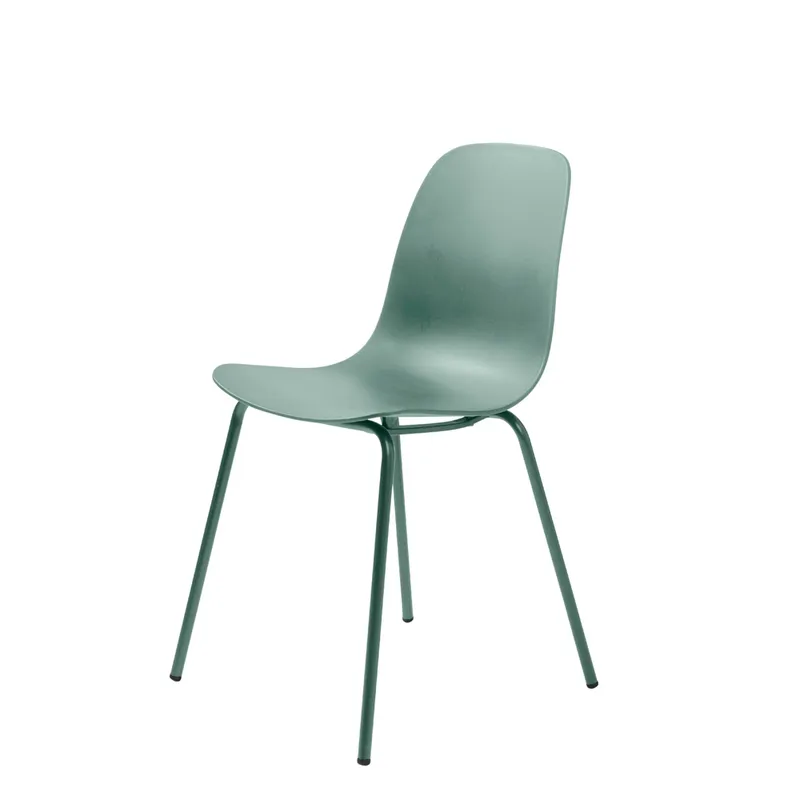 UNIQUE FURNITURE Whitby Matstol - Dammgrön Polypropen och Dammgrön Metall