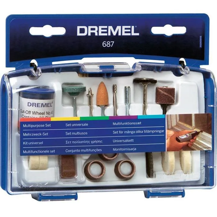 Dremel Tillbehörssats för rotationsverkty (687)