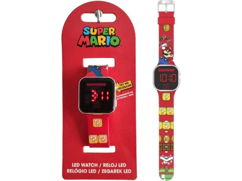 ACCUTIME Klocka LED Super Mario