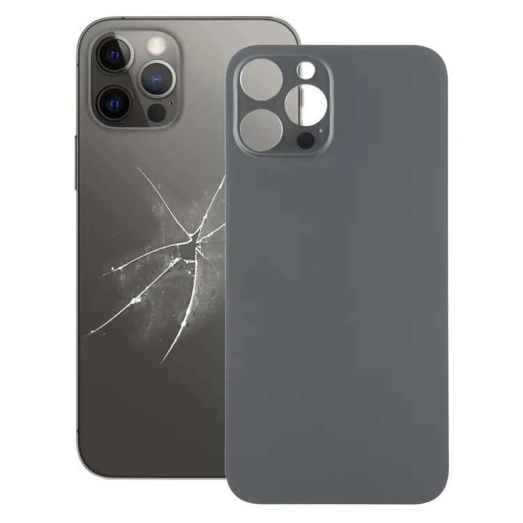 iPhone 12 Pro Max Baksida (utan logga) – Svart