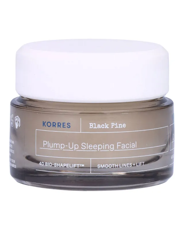 KORRES Black Pine Plump-Up Sleeping Facial – 40 ml