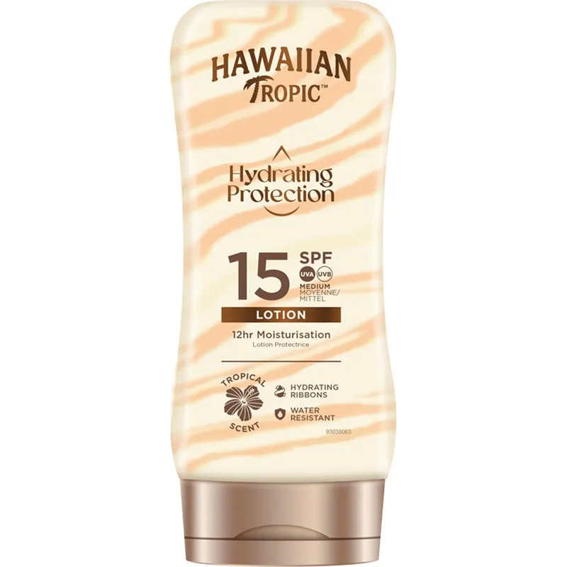 Hawaiian Tropic Hydrating Protection Sun Lotion SPF15 – 180 ml