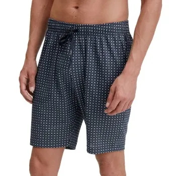Calida Remix Basic Sleep Bermudas Mörkblå bomull Medium Herr