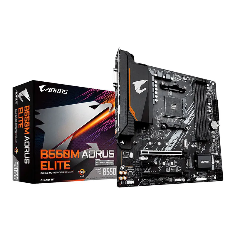 Gigabyte B550m Aorus Elite Am4 Micro-atx Moderkort