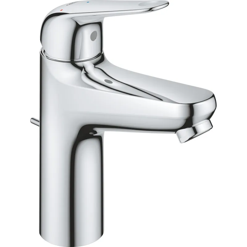Grohe Swift 24328001 Tvättställsblandare lyft-upp, M-size, krom Kallstart, Energy Saving