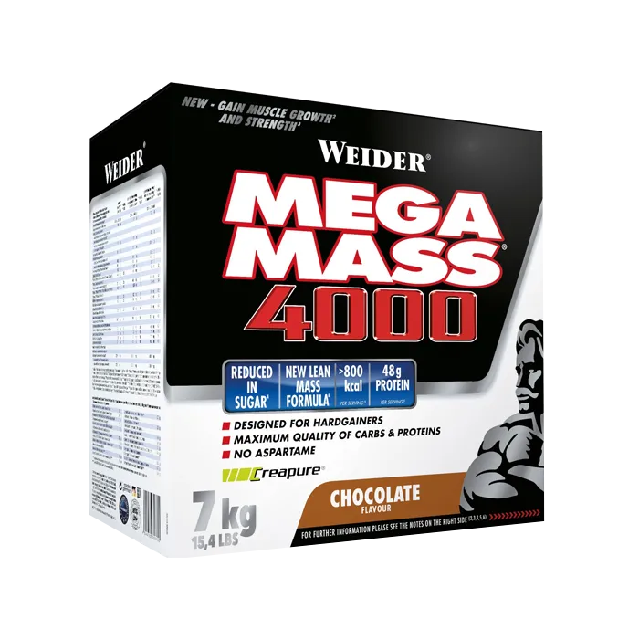 Mega Mass 4000 Gainer 7 kg - Vanilj