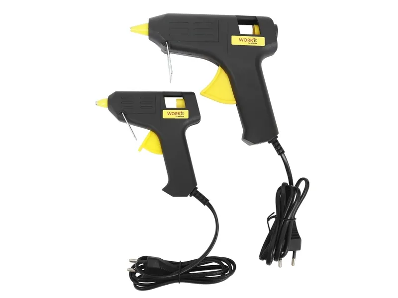 Home>it Glue gun set 10 W and 50 W with 2×10 glue sticks