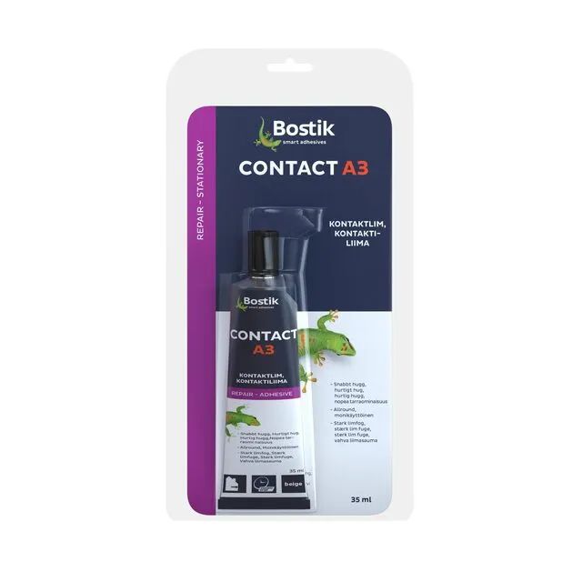 KONTAKTLIM A3 35ML BOSTIK (12) | Beijerbygg Byggmaterial