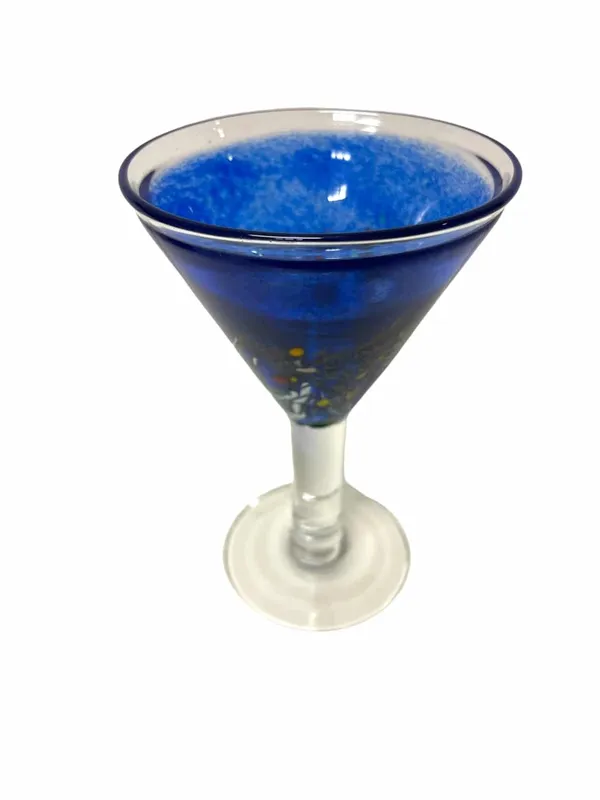 Kosta Boda – Satellite – Pokal / Martini / Champagne Blå Bertil Vallien