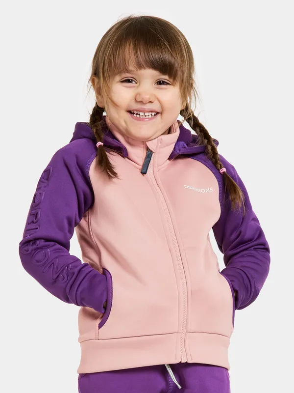 Didriksons Corin Powerstretch Jacka, Dusty Pink, 130