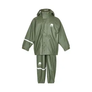 CeLaVi Regnkläder - PU - Militärgrön (#3661)