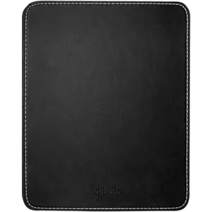 LogiLink Mousepad in leather design black