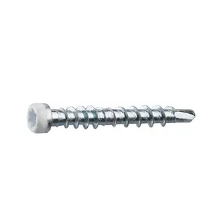 Grabber LTX28VITC Listskruv med bits 3,3 x 28 mm, 100-pack Vit