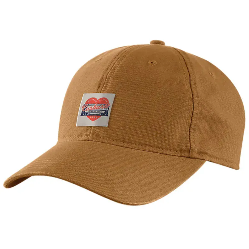 Carhartt Hearth Patch Canvas 107401 Keps dam Brun