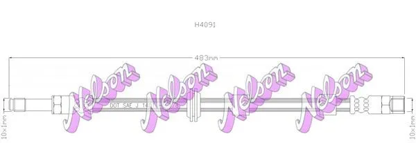 Bromsslang KAWE H4091