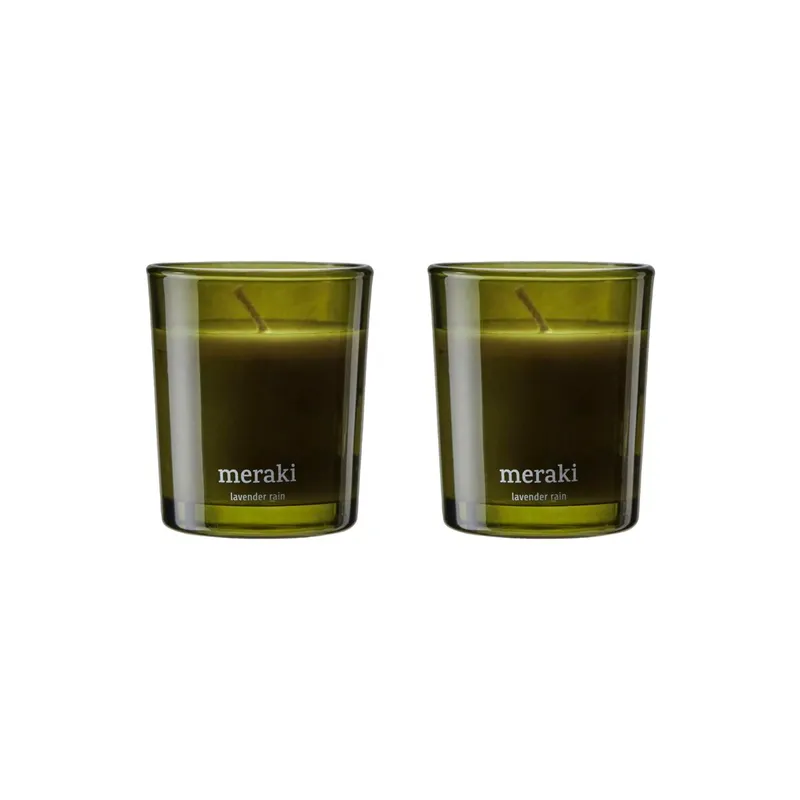 Meraki Doftljus - 2-pack - 2x60g - Lavender Rain