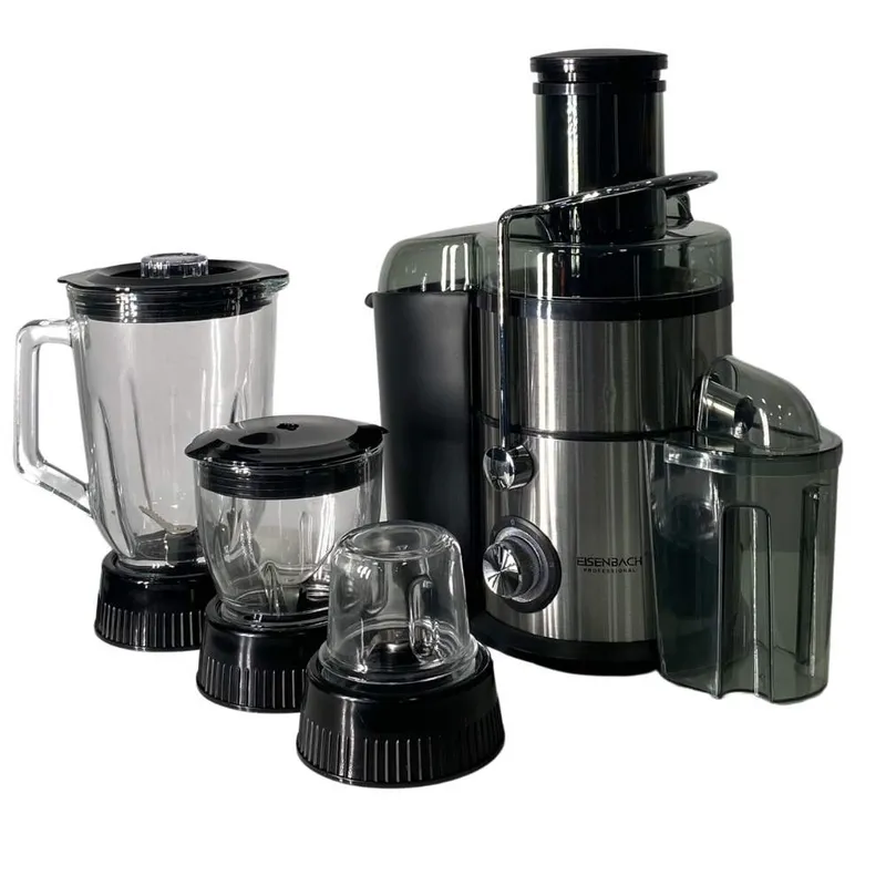 Eisenbach HW-1508: 4-i-1 juicepress, matberedare, mixer och kvarn -1000W