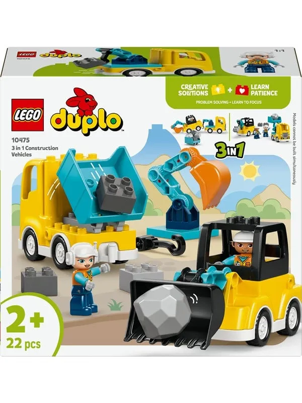LEGO - DUPLO Town - 3 i 1 Byggfordon (10475)