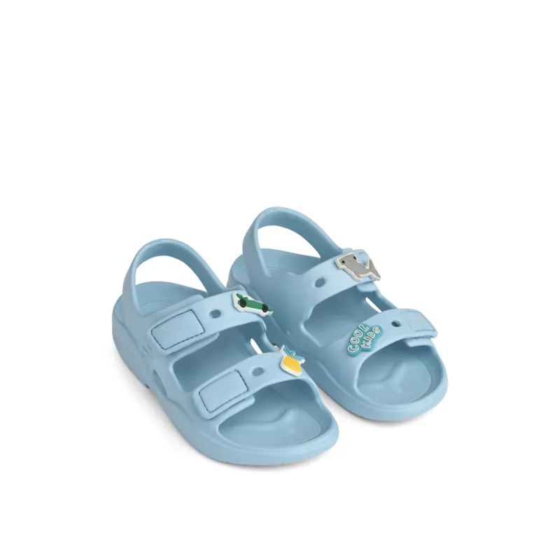 LIEWOOD Lilo Sandaler med applikationer Beach Blue Strl 33