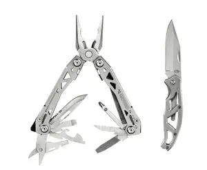 Gerber Suspension NXT & Mini Paraframe w-Gift T, multiverktyg och kniv, silver
