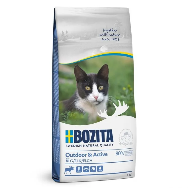 Bozita Outdoor & Active Elk Torrfoder till Katt