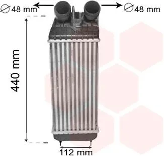 Intercooler VAN WEZEL 40004361