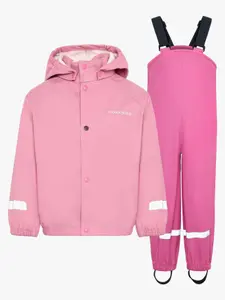 Didriksons Slaskeman Regnställ, Light Heather Pink, 100