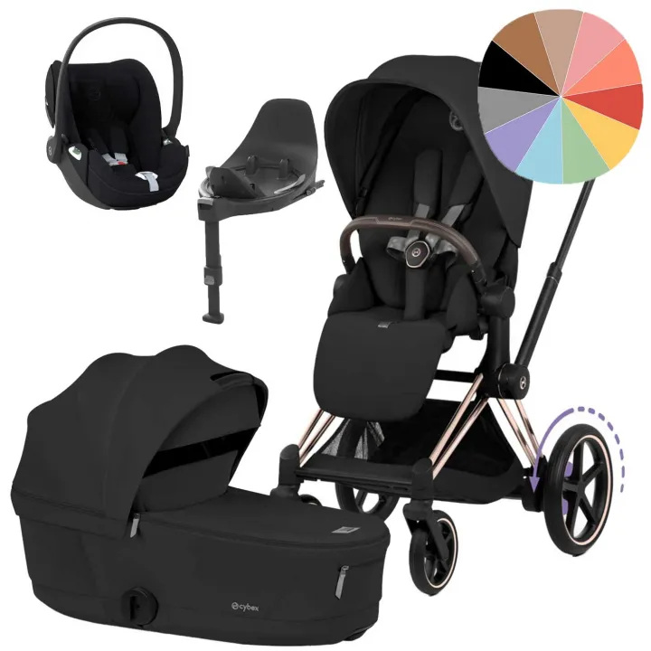 Cybex E-Priam 2026 Duovagn Rosegold/Sepia Black