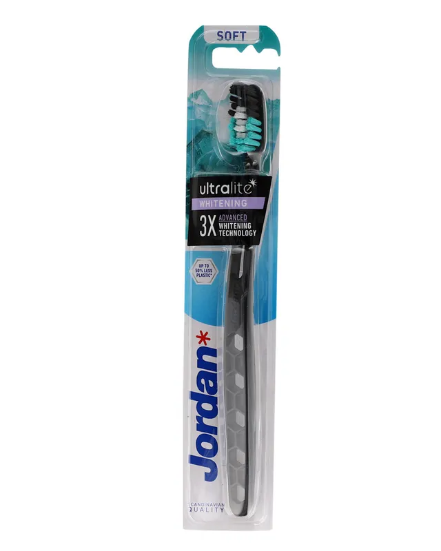 Jordan Ultralite Whitening Tandbørste Soft Ass. Farver