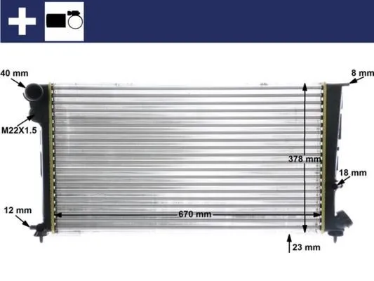 MAHLE CR 475 000S Kylare