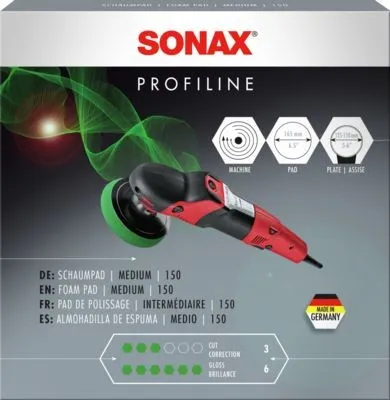 Stödtallrik, polermaskin SONAX 04985410