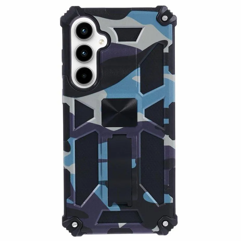 Mobilskal för Samsung Galaxy S26 Plus Kickstand PC + TPU – Marinblå (#9780)