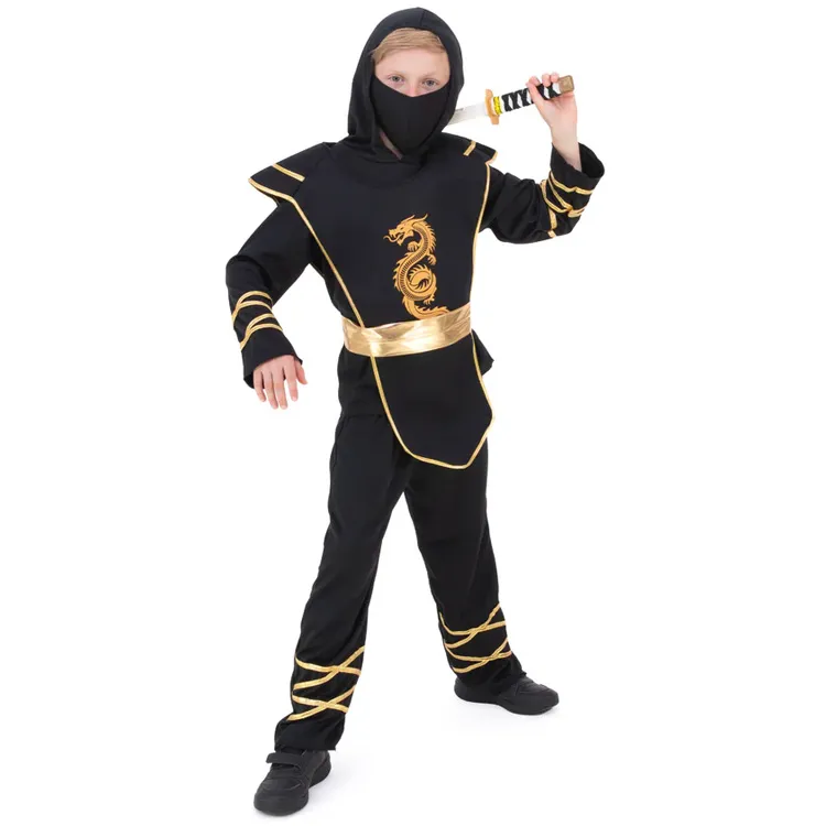 Ninja Drakmästare Barnmaskeraddräkt S