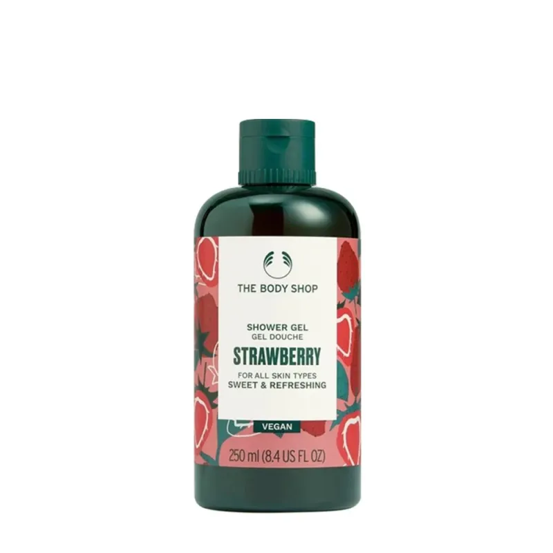 The Body Shop – Vegansk Duschgelé Jordgubb, 250 ml