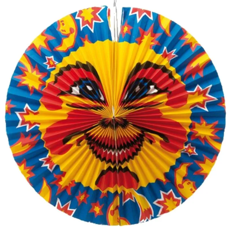 Månlyktor Kräftskiva Gul Papper Klassisk Festdekoration Kräftkalas 42cm 2-pack
