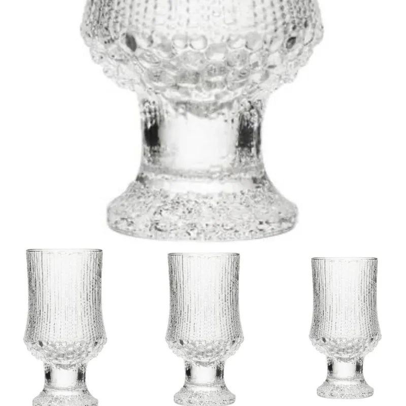 IIttala – Ultima Thule 6 st Ölglas / Goblet 34 cl Design Tapio Wirkkala