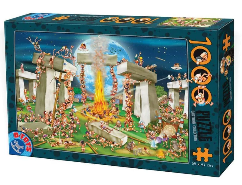 DToys Pussel – Cartoon Collection: Stonehenge 1000 bitar