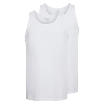 Claudio 2P Cotton Tanktop Vit bomull Medium Herr
