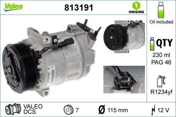 VALEO 813191 AC-kompressor
