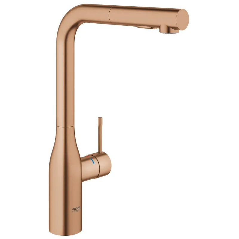 Grohe Essence, Disklådsblandare ettgrepp, DN 15, Borstad Warm Sunset (#7459)