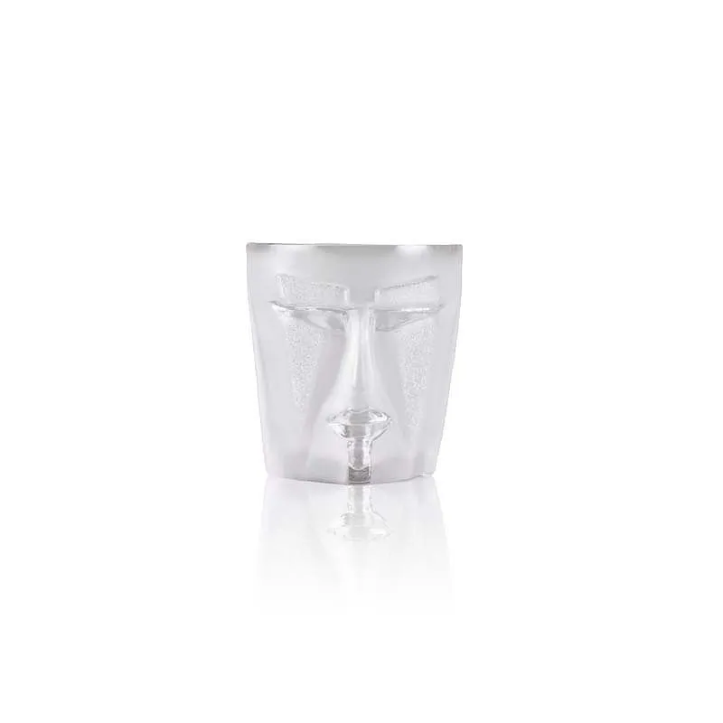 Målerås – Masq Kubik – Whiskey glas – vit kristall design Mats Jonasson