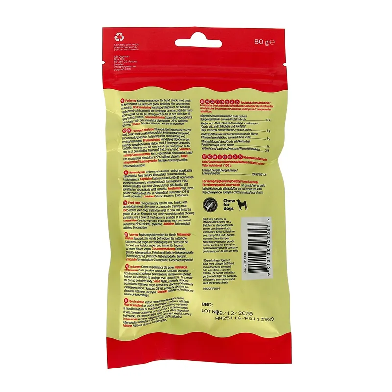 Miniben med Kyckling Vit 80g